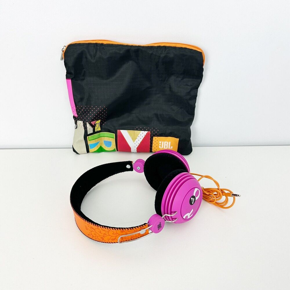 JBL Roxy Over Ear Headphones With Case EUC Tested